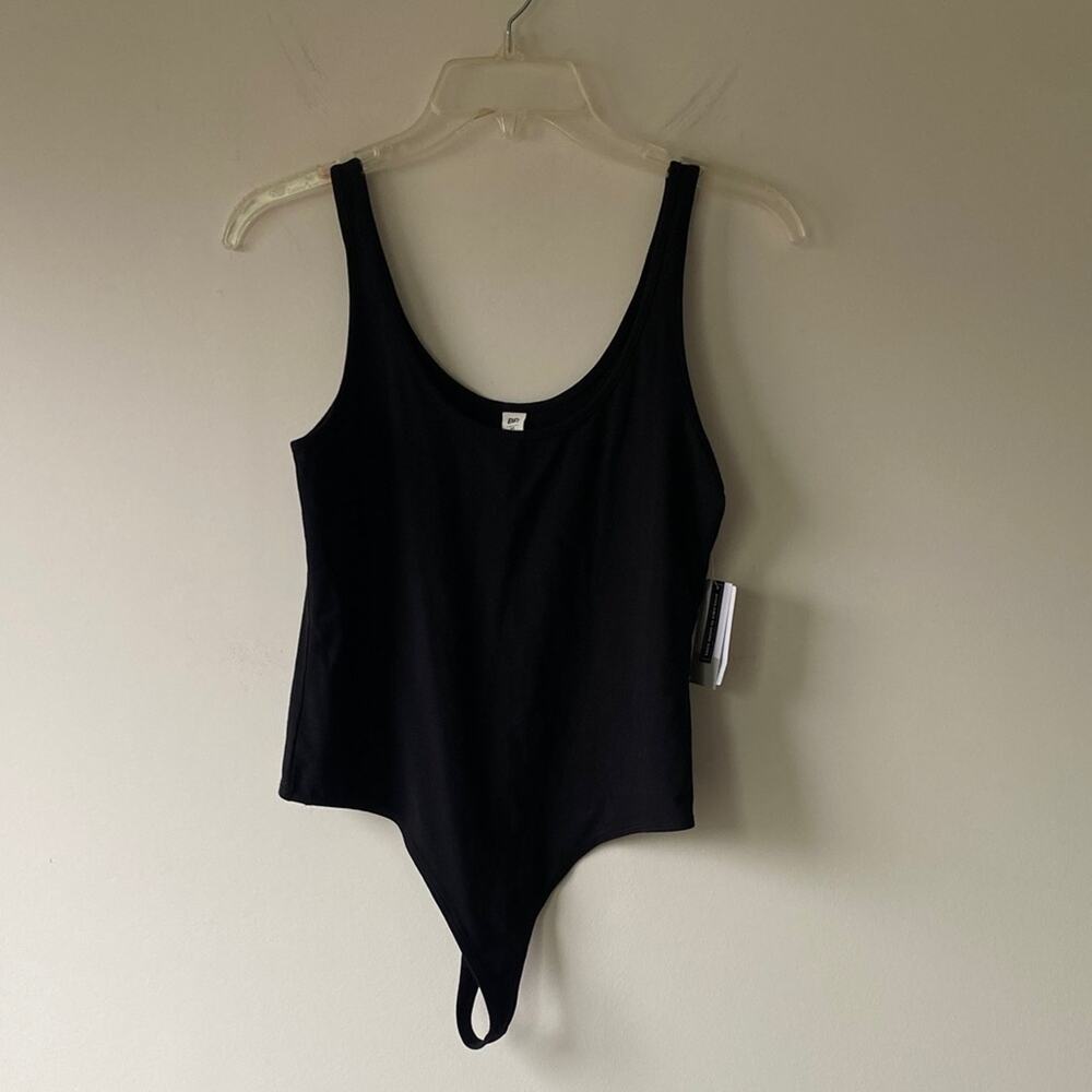 BP Bodysuit Womens Sz Medium Black Essential New